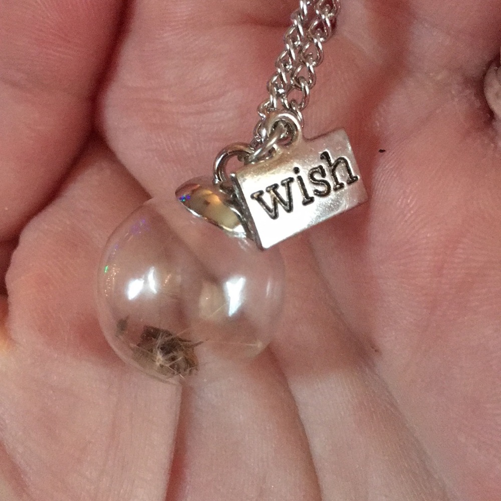 Wish Dandelion Necklace - Picture 3 of 3